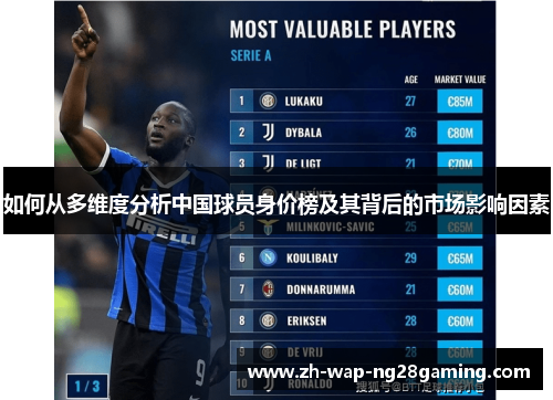 如何从多维度分析中国球员身价榜及其背后的市场影响因素