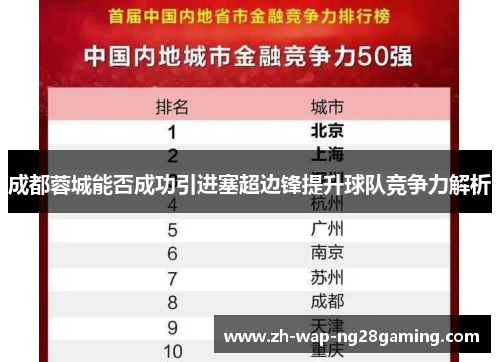 成都蓉城能否成功引进塞超边锋提升球队竞争力解析