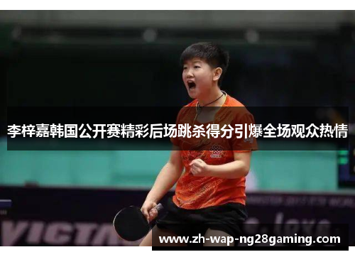 李梓嘉韩国公开赛精彩后场跳杀得分引爆全场观众热情